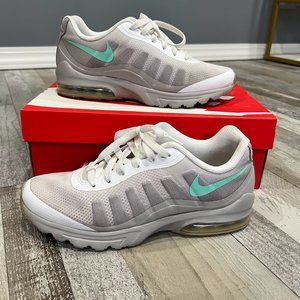 Women's Nike Air Max Invigor Print Atmosphere Grey & Teal Rise AQ4605-001 Size 9